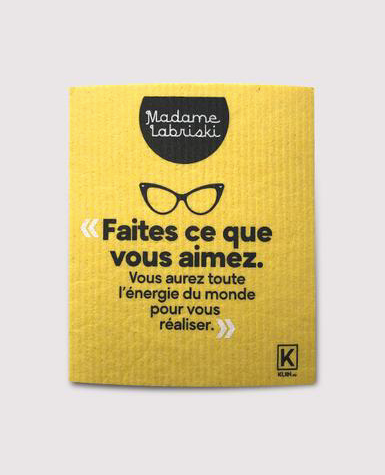 Ensemble des 5 lingettes inspirantes et réutilisables