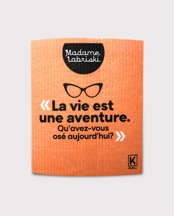 Ensemble des 5 lingettes inspirantes et réutilisables