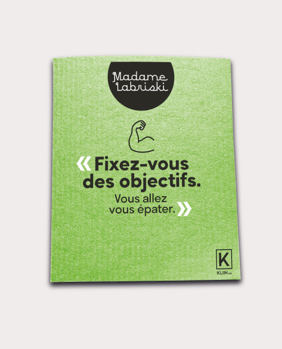 Ensemble des 5 lingettes inspirantes et réutilisables