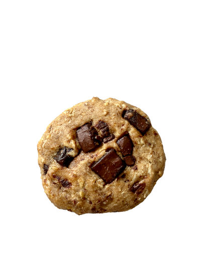 Pâte à biscuits santé à manger crue ou cuite VÉGANE aux morceaux et pépites de chocolat de Madame Labriski.