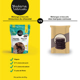 Fiche comparative du mélanges à biscuits santé Madame Labriski et ceux des marques connues. 