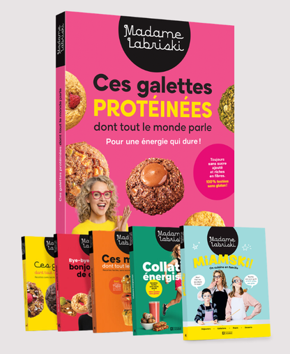 Coffret Les 5 best-sellers culinaires + Ces galettes protéinées dont tout le monde parle
