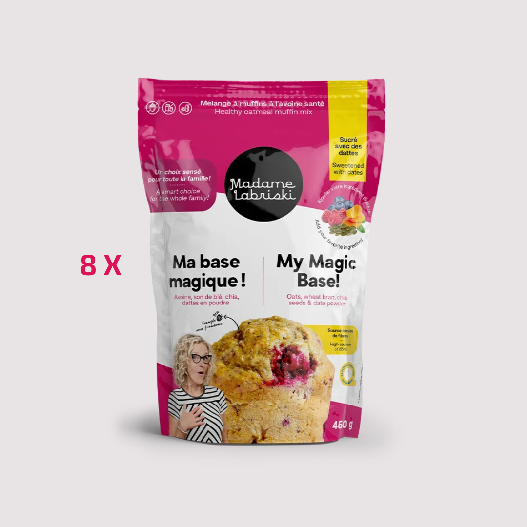Wow! À la caisse : Mélange à muffins : Ma Base Magique x 8 (valeur de 68 $)