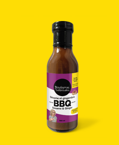 Sauces BBQ santé inspirée la cuisine fusion asiatique : sésame et gingembre.