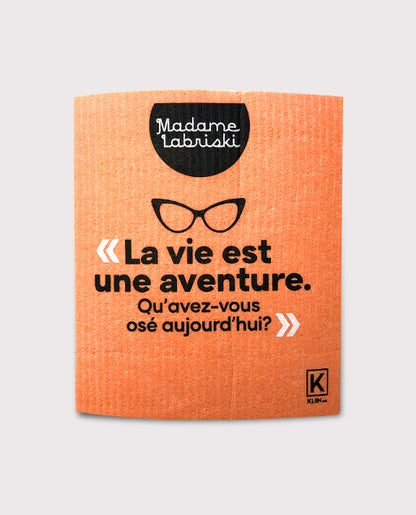 Ensemble des 5 lingettes inspirantes et réutilisables